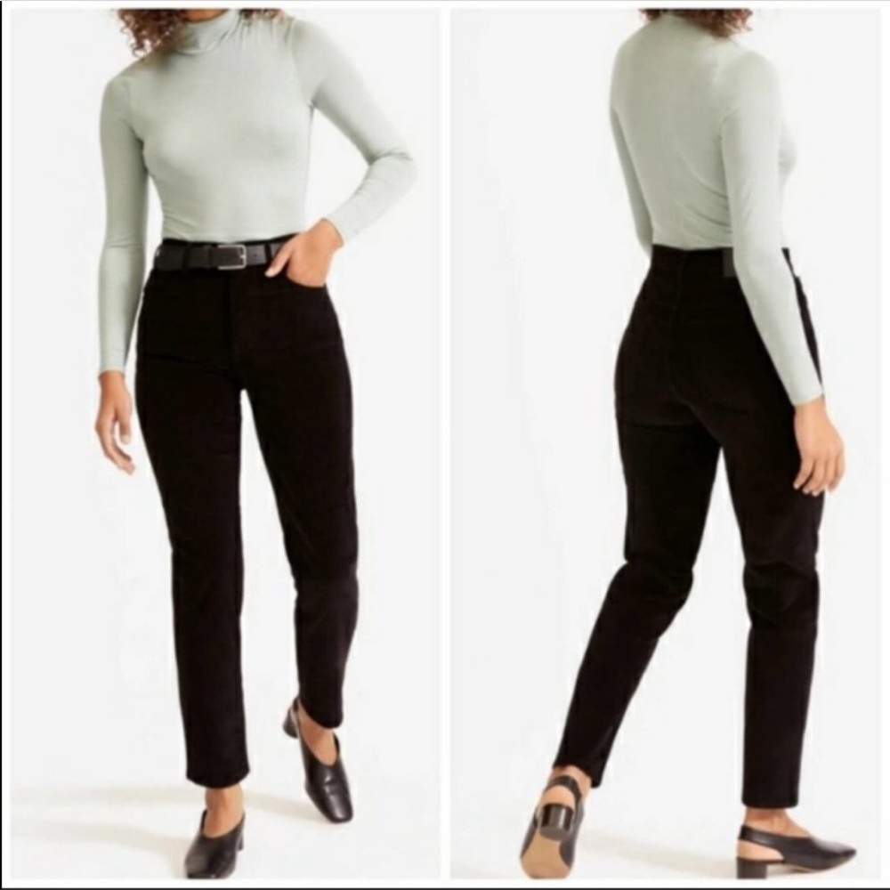 Everlane • baby cord cheeky corduroy crop straight leg pants sz 26